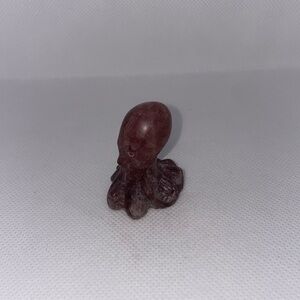 Strawberry Quartz Octopus Crystal Carving